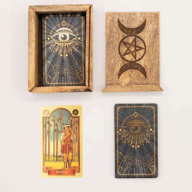 Liten Tarotbox med Korthållare