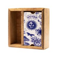 Tarotbox med Två Fack och Korthållare