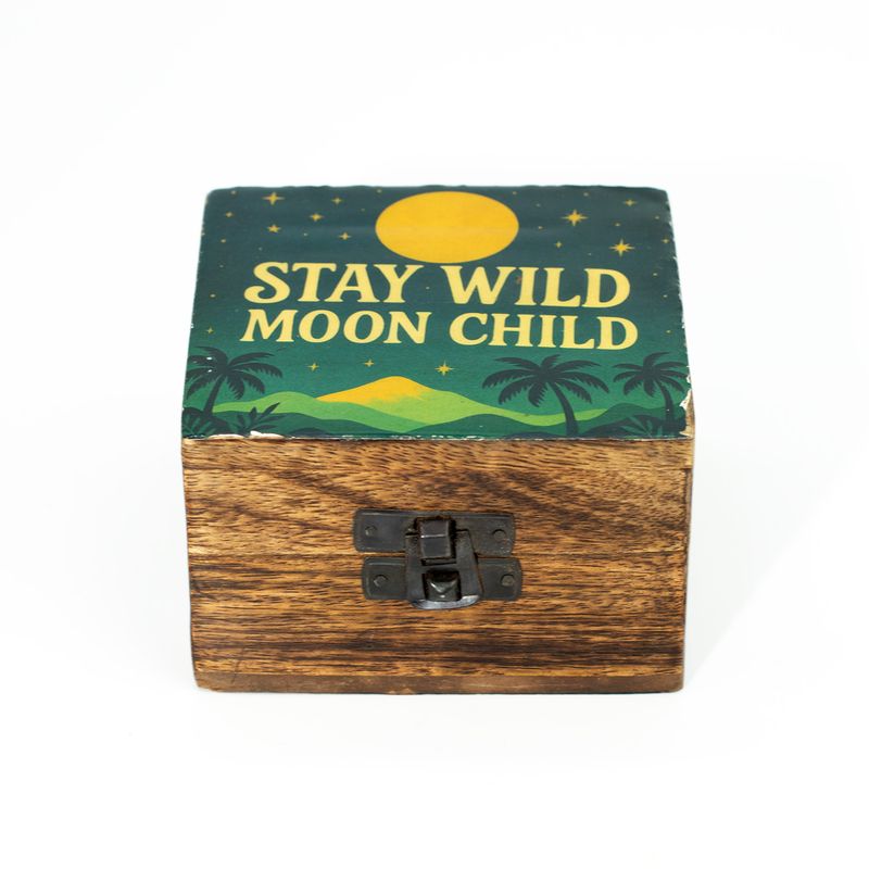 Liten Emaljerad Ask - Stay Wild Moon Child