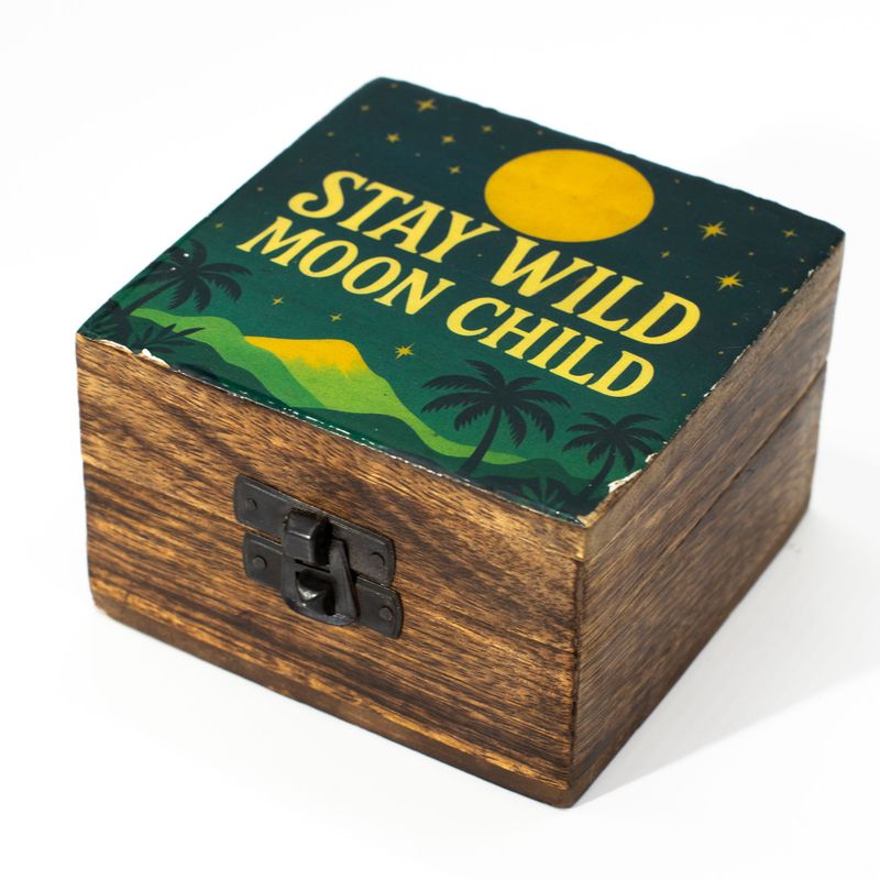 Liten Emaljerad Ask - Stay Wild Moon Child