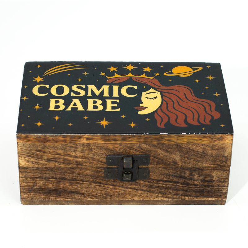 Medelstor Emaljerad Ask - Cosmic Babe