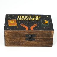 Medelstor Emaljerad Ask - Trust the Universe