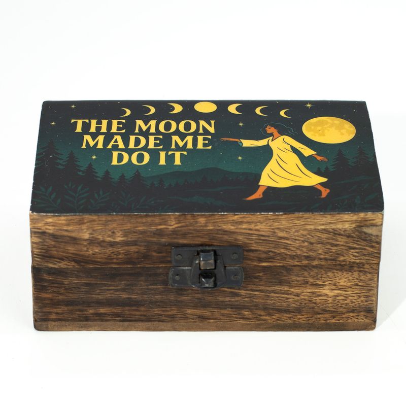 Medelstor Emaljerad Ask - The Moon Made me Do It