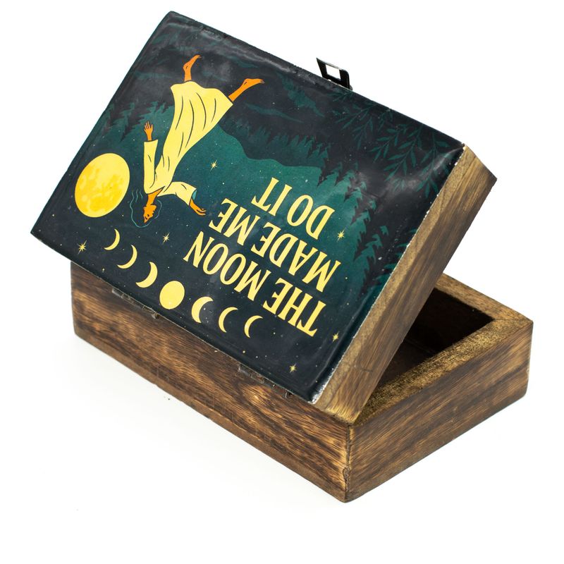 Medelstor Emaljerad Ask - The Moon Made me Do It