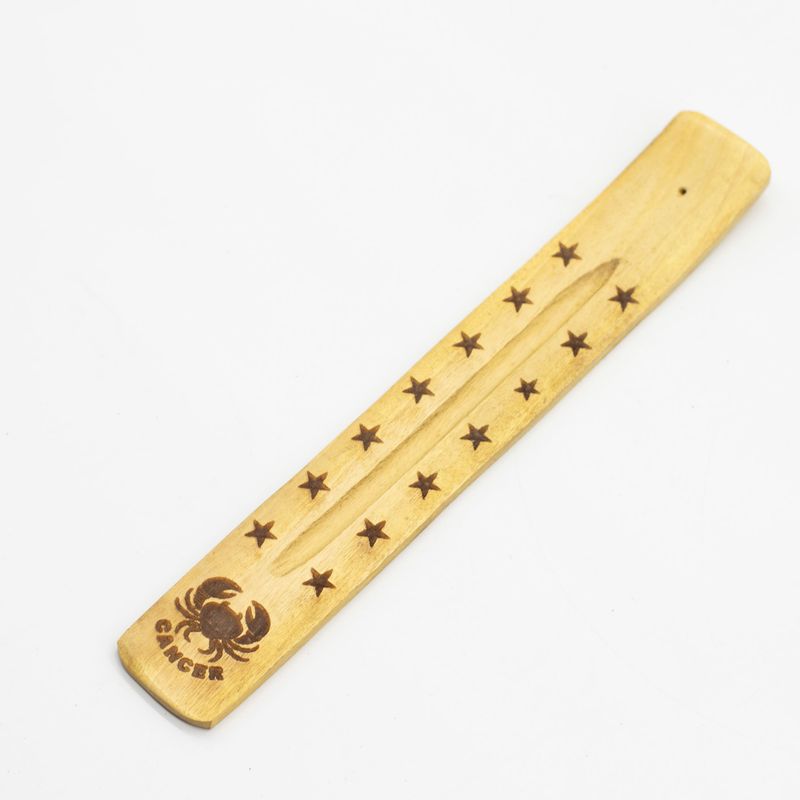 Askfångare i Naturligt Mangoträ - Blandade Zodiak-motiv