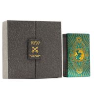 Tarotkortlek med Guld & Turkos Folie - Presentbox - Tarotkortlek med Lila Folie - Häxtarot -  med Guidehäfte