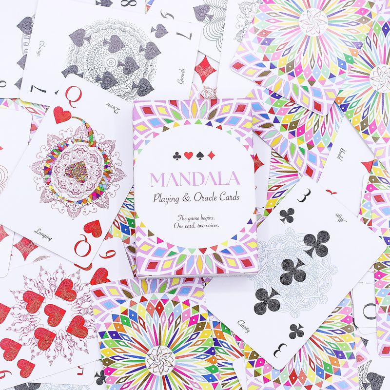 Mandala Spel- & Orakelkort – Kaleidoskopisk Symmetri