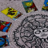 Tarotduk/Läggduk - Livets Träd (75x75cm)