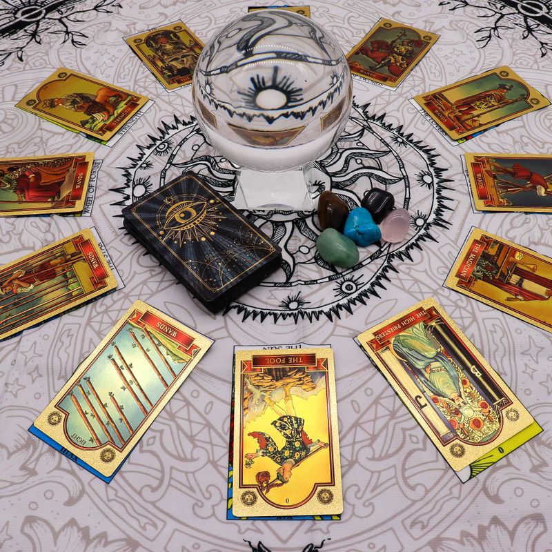 Tarotduk/Läggduk - Livets Träd (75x75cm)