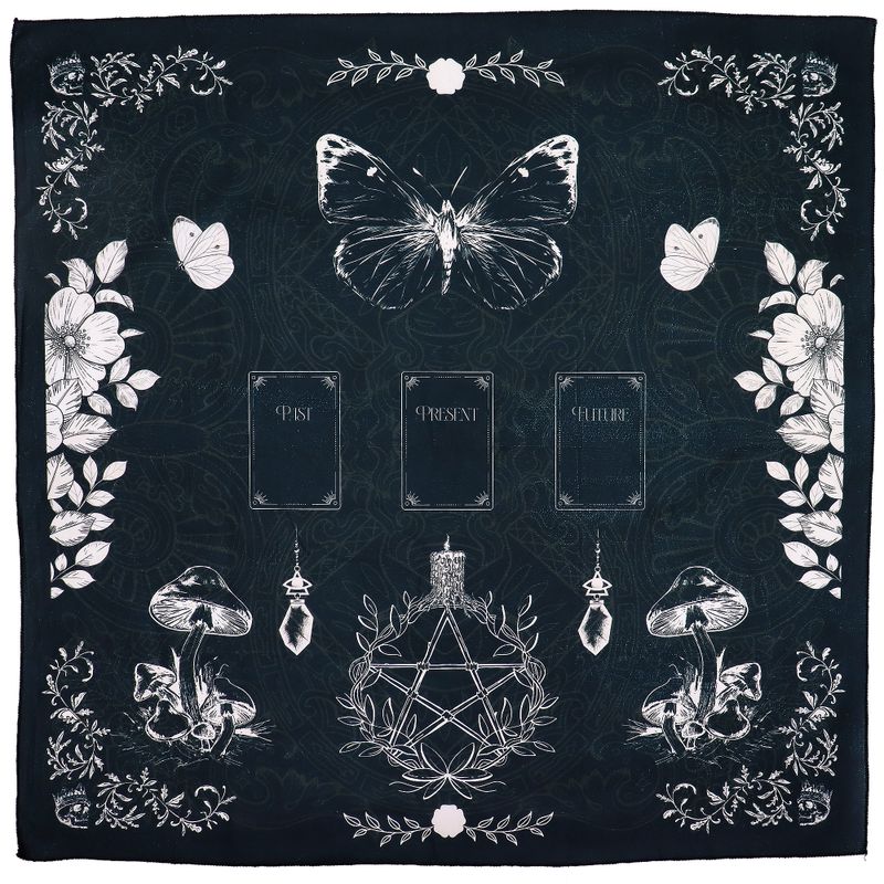 Tarotduk/Läggduk - Uråldrig Häxa (75x75cm)