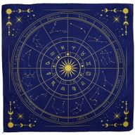 Tarotduk/Läggduk - Zodiaken (75x75cm)
