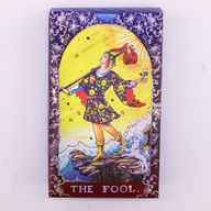 Tarotkortlek med Blå Folie - Mandala - med Guidehäfte