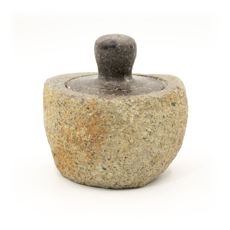 Jordande Kruka i Naturlig Flodsten – Mellan (ca 12x8 cm)