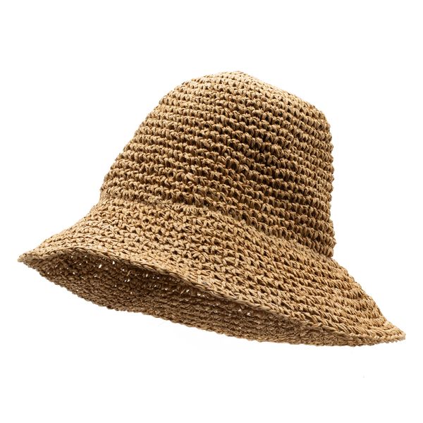 Nomad Sari Stråhatt - Naturlig Kaffebrun