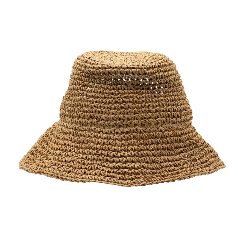 Nomad Sari Stråhatt - Naturlig Kaffebrun