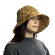 Nomad Sari Stråhatt - Naturlig Kaffebrun