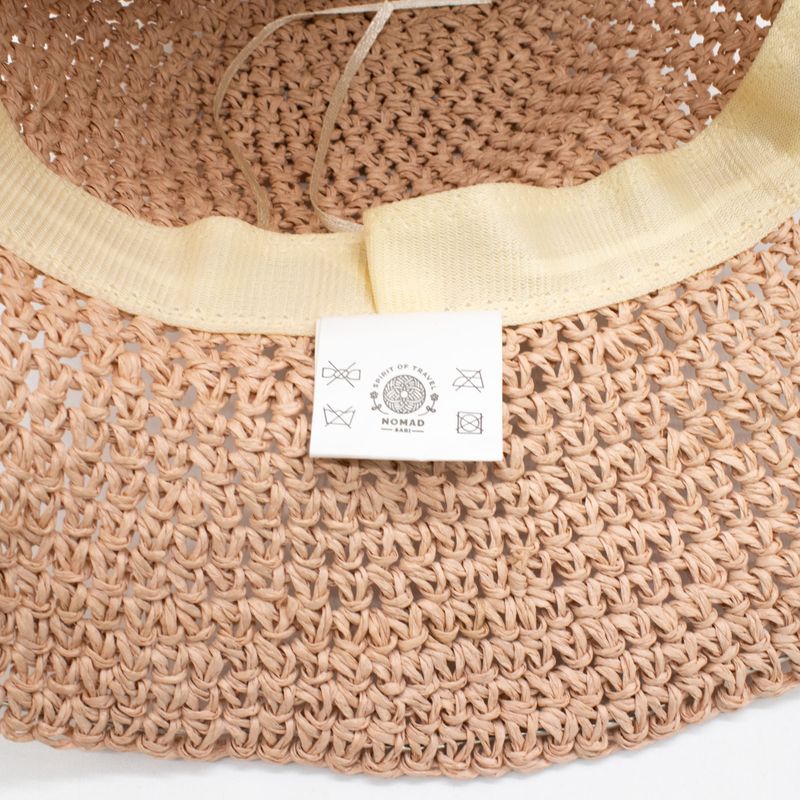 Nomad Sari Stråhatt - Rose Blush