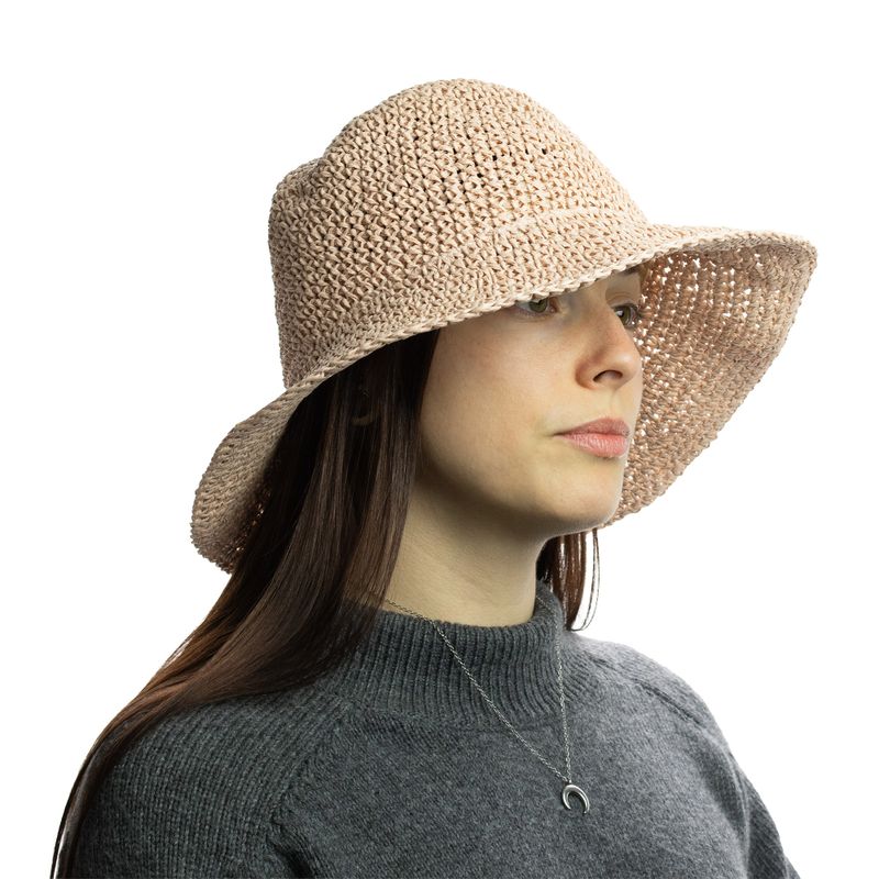 Nomad Sari Stråhatt - Rose Blush