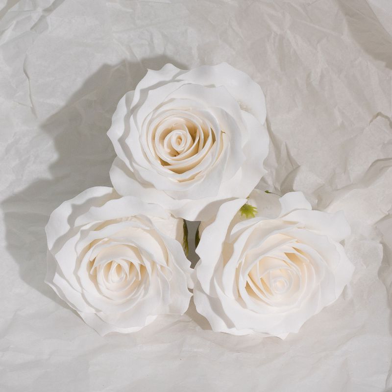 Tvålblommor till Hantverk - (5-lager) Romantisk Ros - Vit