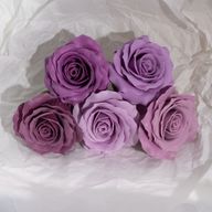 Tvålblommor till Hantverk - (5-lager) Romantisk Ros - Nyanserade Färger - Lavendelskimmer