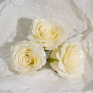 Tvålblommor till Hantverk - (5-lager) Endast för Dekoration - Sidenkantad Ros - Brudens Pärlblomning
