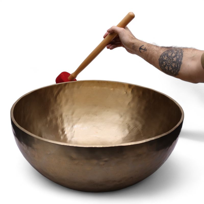 Extra Stor Stånde Vibrationsskål - Utan Gravyr - 50x20cm - 10.7kg