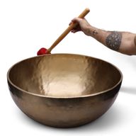 Extra Stor Stånde Vibrationsskål - Utan Gravyr - 50x20cm - 10.7kg