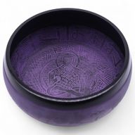 Extra Hög Ljudnivå - Svampformad Klangskål - 23x10.5cm 1.3kg - Dimlila