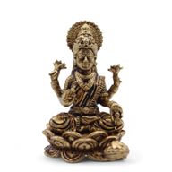 Miniatyrstaty av Guden Laxmi (22g)  - 37mm