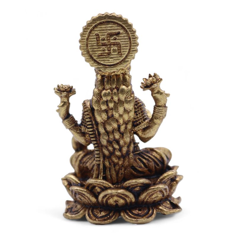 Miniatyrstaty av Guden Laxmi (22g)  - 37mm