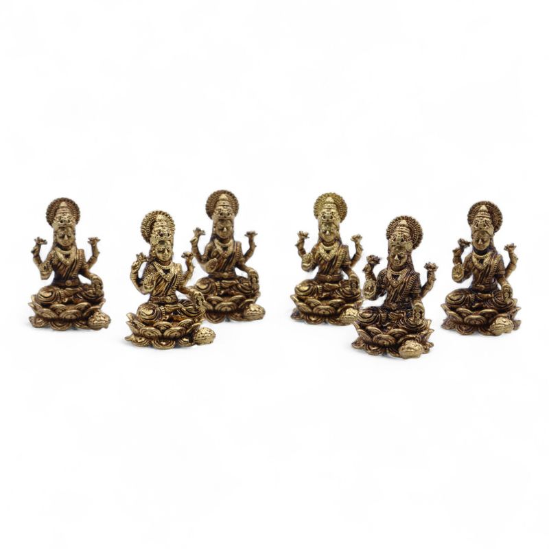 Miniatyrstaty av Guden Laxmi (22g)  - 37mm