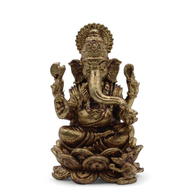 Miniatyrstaty av Guden Ganesha (22g)  - 37mm