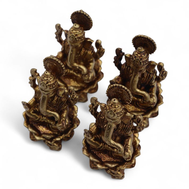 Miniatyrstaty av Guden Ganesha (52g)  - 49mm