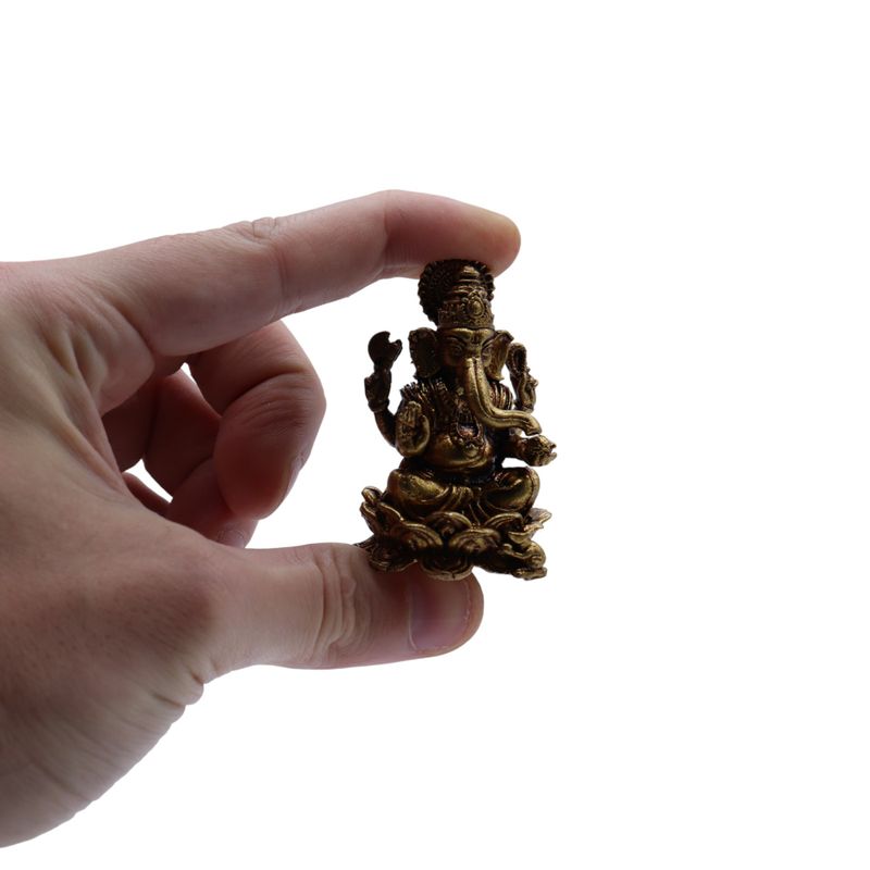 Miniatyrstaty av Guden Ganesha (52g)  - 49mm