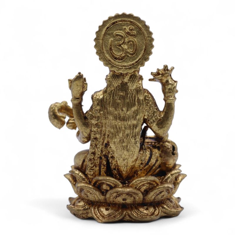 Miniatyrstaty av Guden Sarswati (22g)  - 34mm