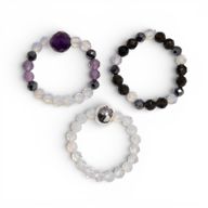 Nymph Spirit Ringset med Ädelstenar – Fullmåne