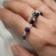 Nymph Spirit Ringset med Ädelstenar – Fullmåne