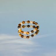 Nymph Spirit Ringset med Ädelstenar – Havssolnedgång
