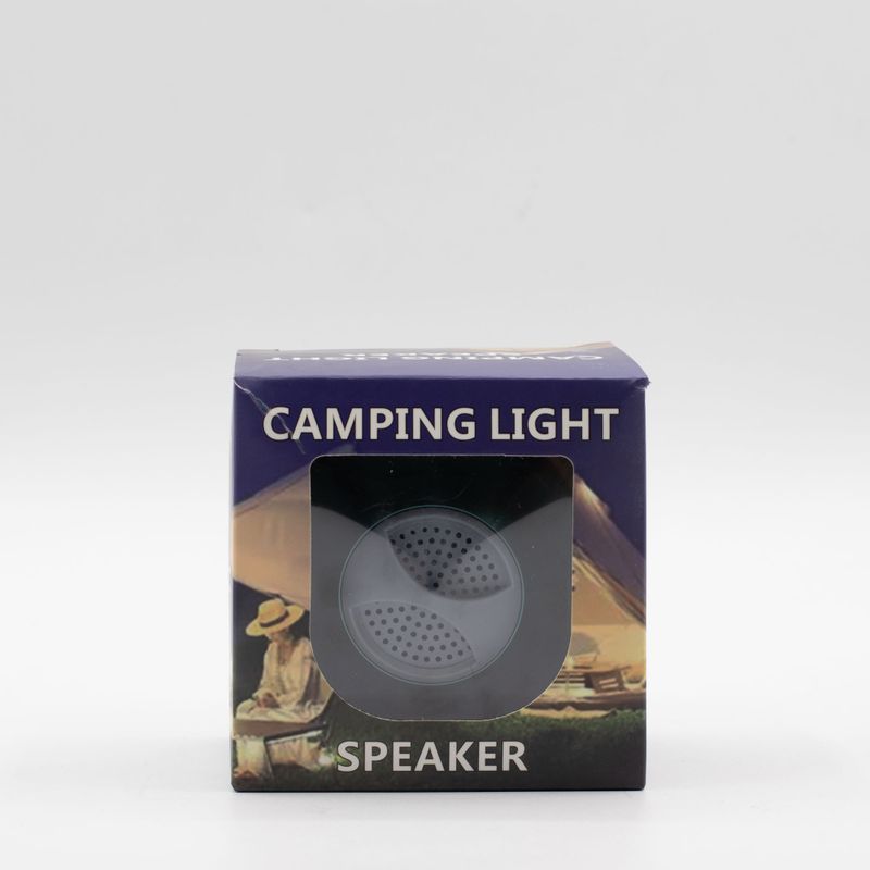 Campinglampa och Mini-högtalare för Upphängning – Grön