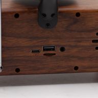 Högtalare i Retrostil – Dubbel Mini-grammofon med Bluetooth