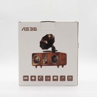 Högtalare i Retrostil – Dubbel Mini-grammofon med Bluetooth