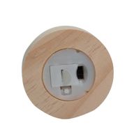 Lysande Glaskupa med Blommor - 5 Röda Rosor - LED Batteri