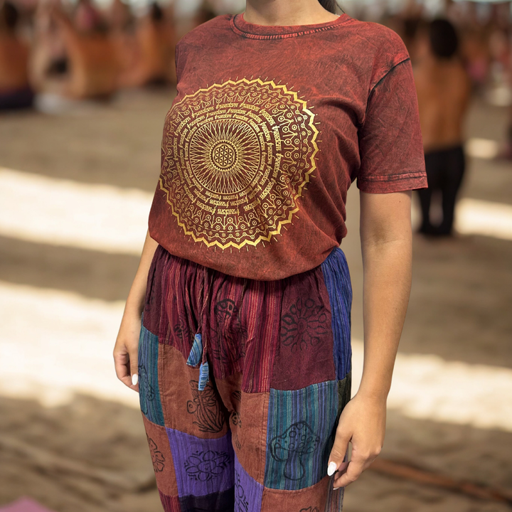Stentvättade Nomad Sari T-shirts