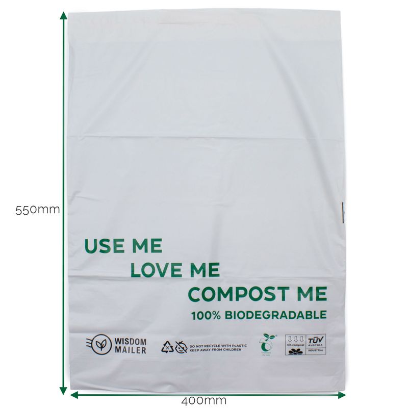 100% biologiskt nedbrytbar mailer (400x550mm)