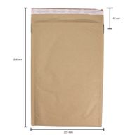 Vadderat honeycomb-kuvert i kraftpapper (235x350+40mm)
