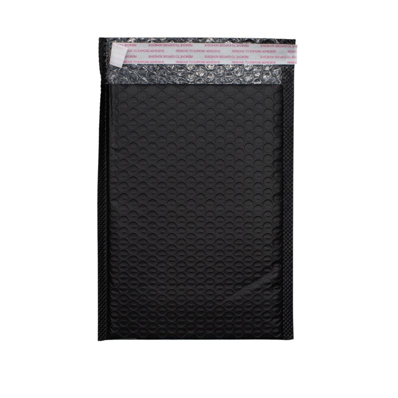 Svart polybubbelkuvert (180x230+40mm)