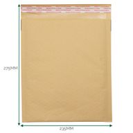 Kraft vadderat bubbelkuvert (235x275+40mm)