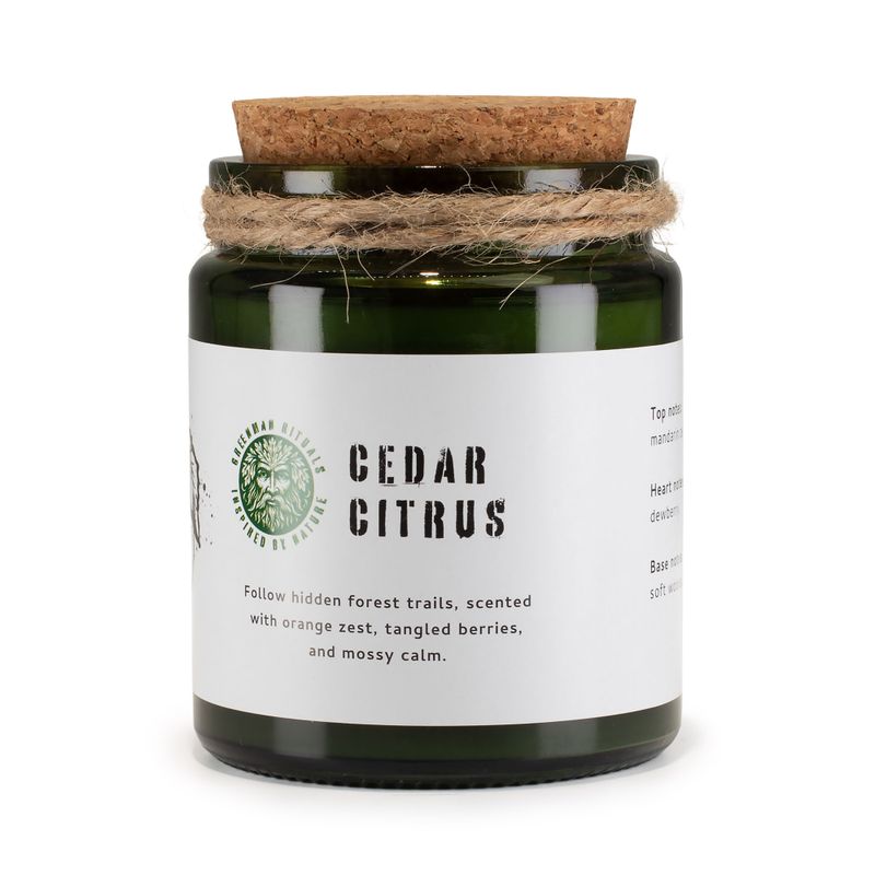 Sojavaxljus med Träveke – Ceder & Citrus