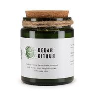 Sojavaxljus med Träveke – Ceder & Citrus