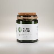 Sojavaxljus med Träveke – Ceder & Citrus